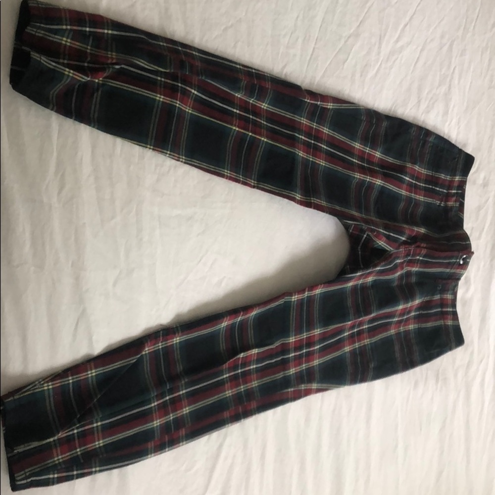 Striped Straight Leg Pants